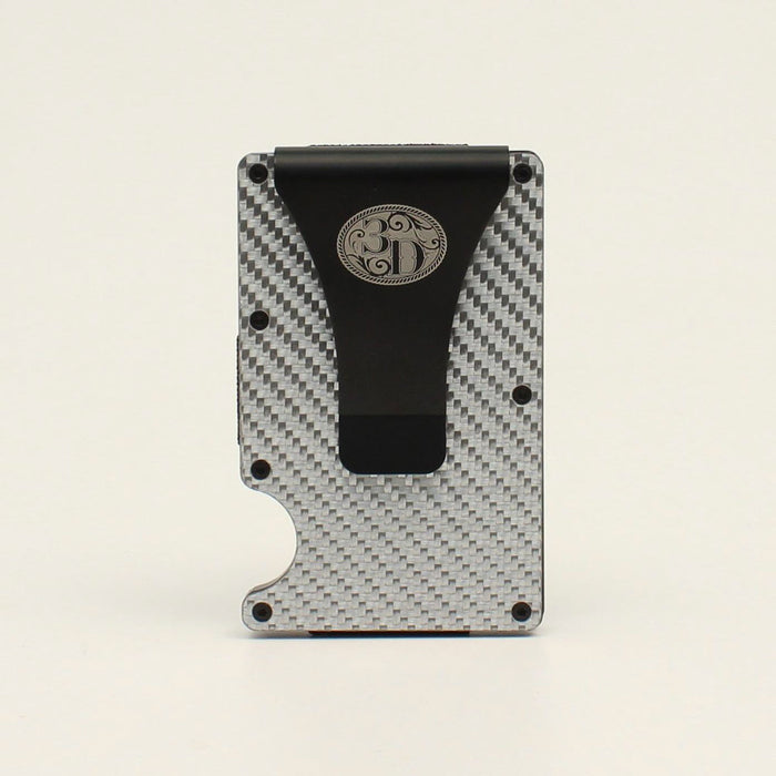 3D Men's RFID Block Smart Wallet- Grey