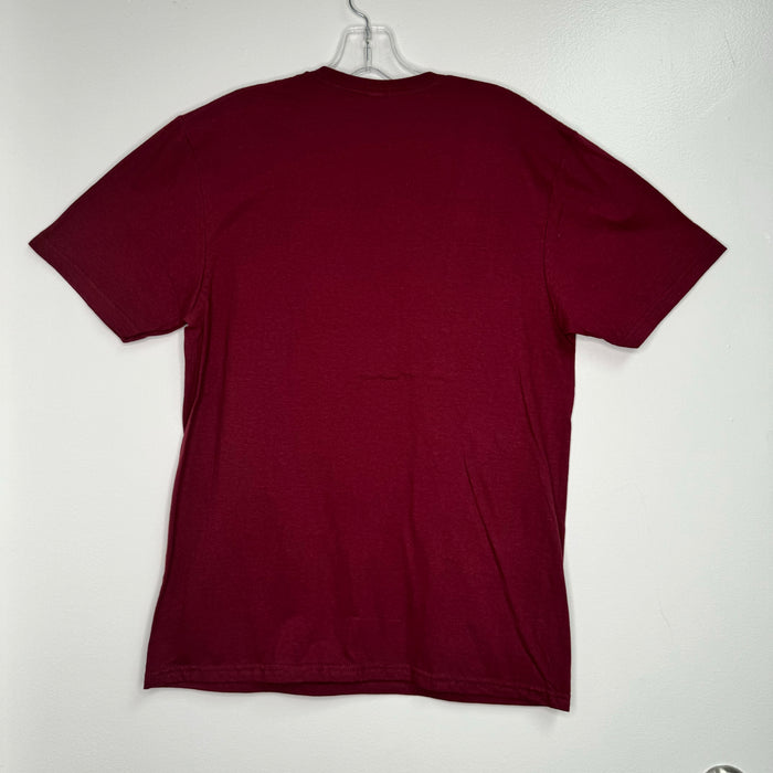 Battleship Logo T-Shirt (Maroon w/ Blue Letters)