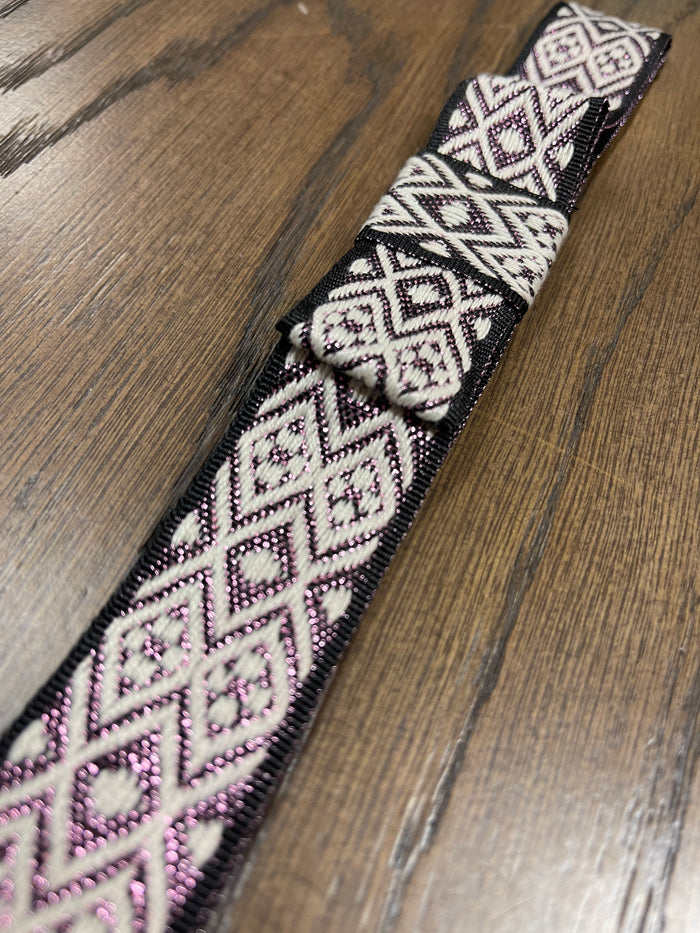 Twister Stretch-to-Fit Pink Shimmer Hat Band