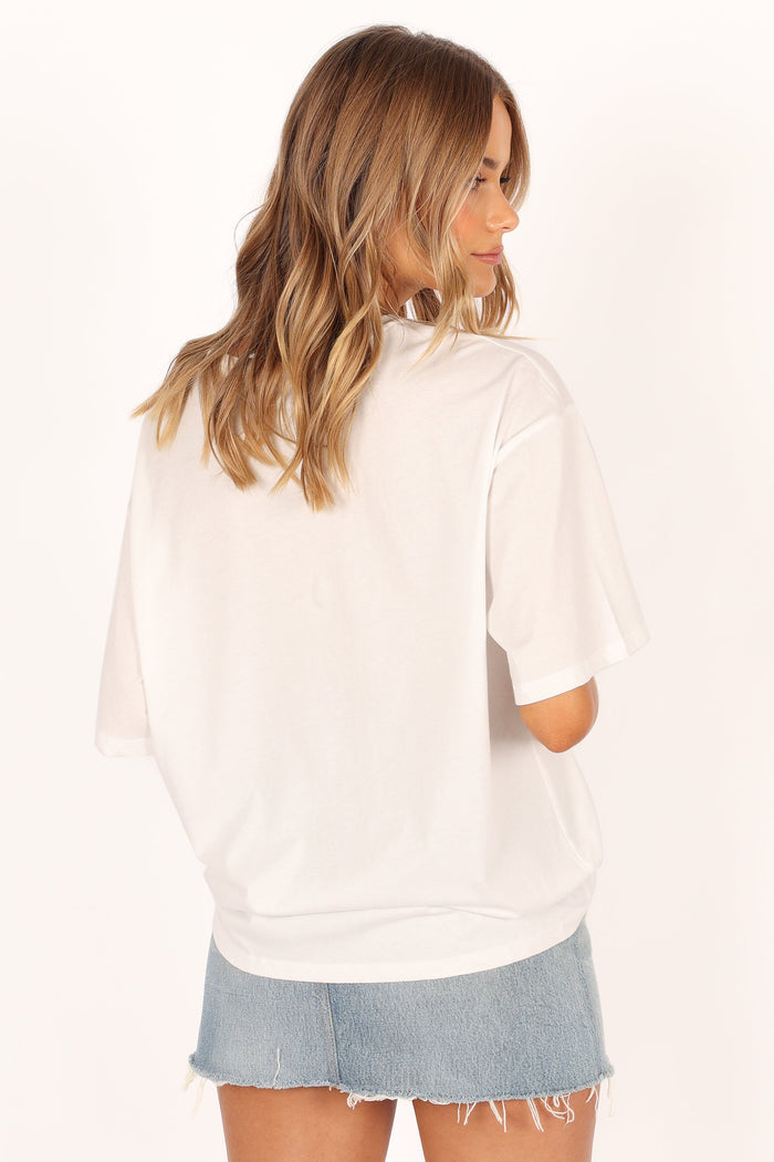 Petal and Pup USA TOPS Citrus Tee - White