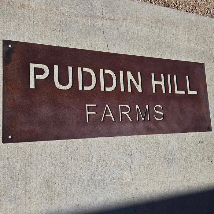 Custom Entry Sign - Rectangular