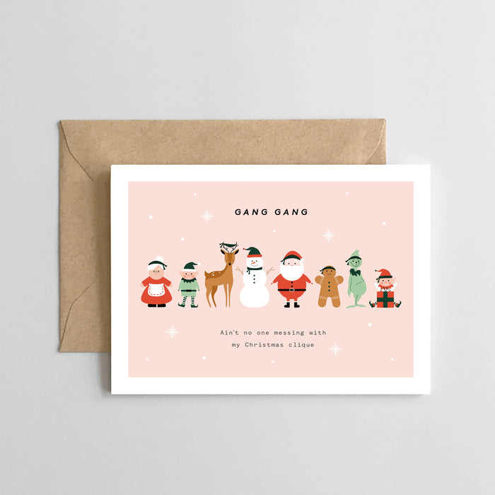 GANG GANG Christmas Card