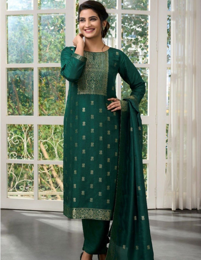 Green Full Suit Set