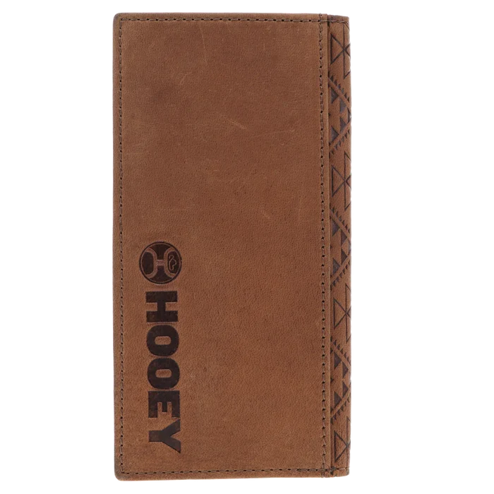 Hooey Classic "Monterey" Aztec Rodeo Wallet in Brown
