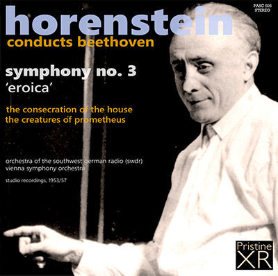 HORENSTEIN Beethoven: Eroica Symphony, Overtures (1953/57) - PASC505 - CD