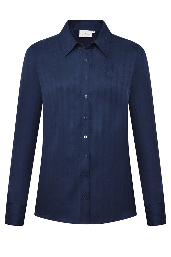 HV Society Blouse HVSDanica Navy 0404103863 by HV Society Shop HV Society at Dotique