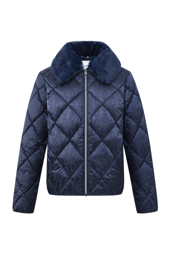 HV Society Jacket HVSJasmijn Navy 0406103857 quilted jacket Shop HV Society at Dotique