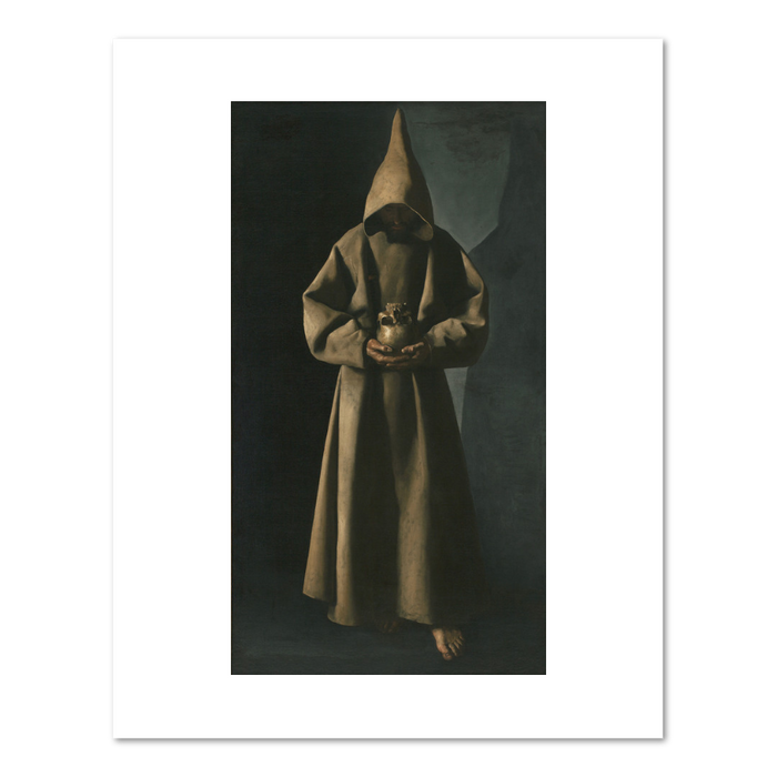 Francisco de Zurbarán, Saint Francis of Assisi in His Tomb, 1630/34, Fine Art Prints in various sizes by Museums.Co