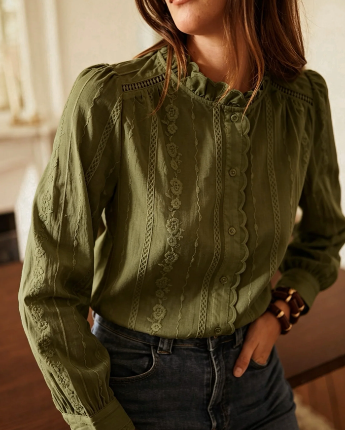 Simeo Blouse- Green
