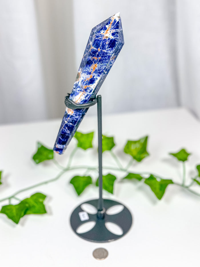 Sodalite Wand on Stand (86B)