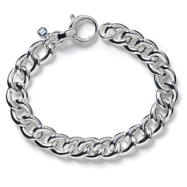 Southern Gates Mia Curb Bracelet, 7.5". Curb Bracelet 7.5" 925 Sterling Silver Made in Italy Recommended Care Instructions: 925 sterling silver naturally tarnishes over time. To keep your jewelry as brilliant as the day you received it, store in an airtight pouch or box and only clean with a silver polishing cloth.