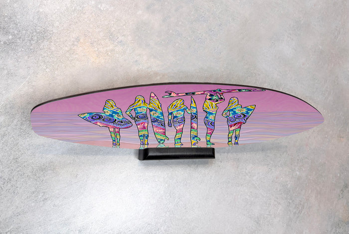 Surf Sisters Surfboard Wall Art