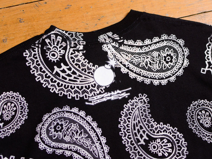 The Hundreds x Josh Vides Paisley T-Shirt - Black