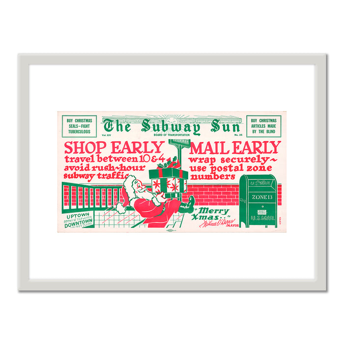The Subway Sun, Shop Early.. Mail Early Vol. XIV No. 25 by Amelia Opdyke Jones