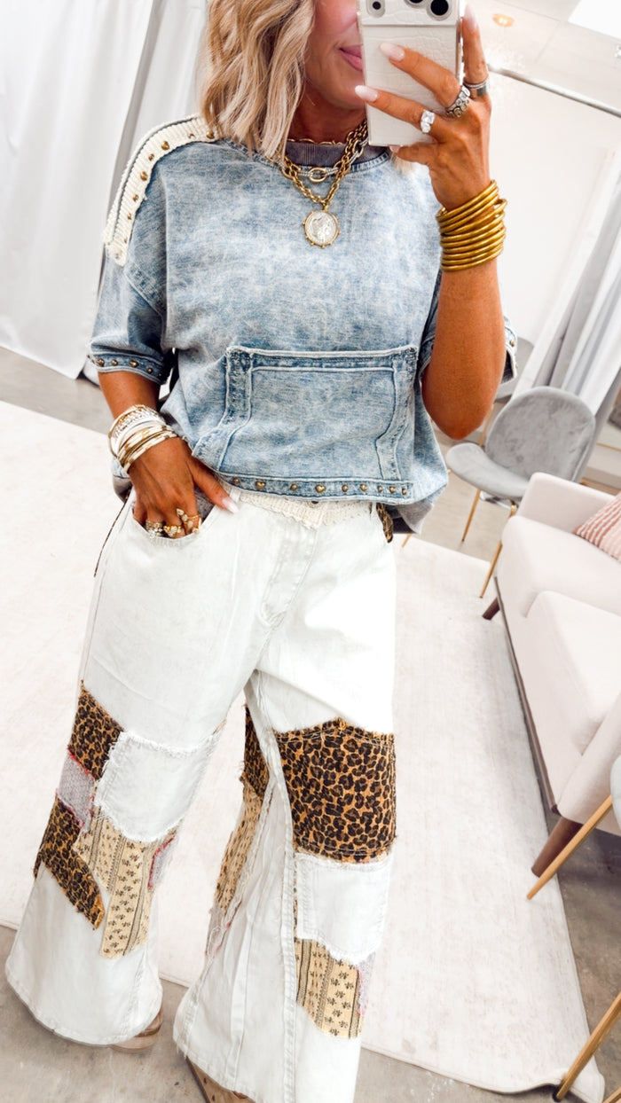 The Vintage Wash Top-Denim