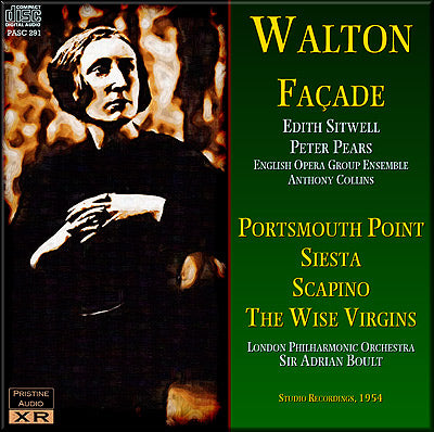 WALTON Façade, Portsmouth Point, Siesta, Scapino, The Wise Virgins (1954) - PASC291 - CD