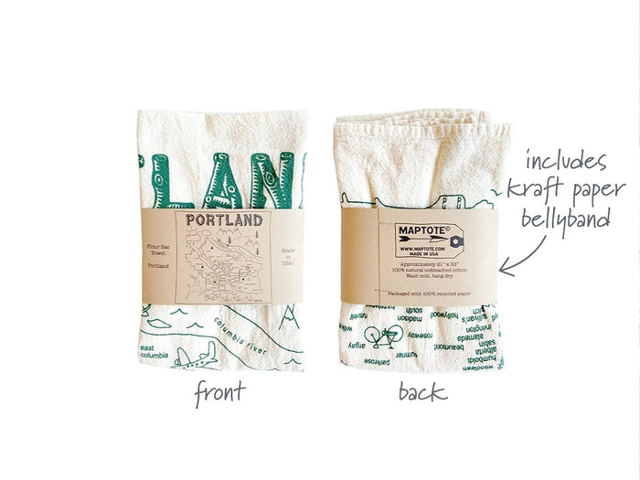 Washington DC Tea Towel - Natural