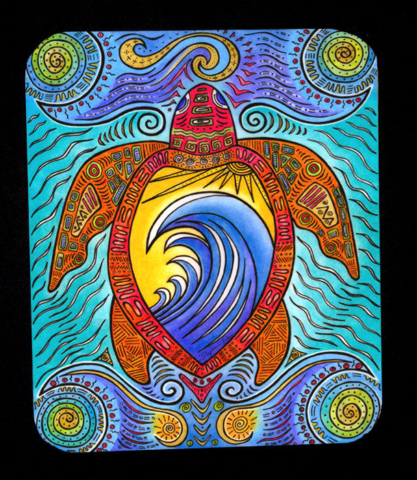 Waves of the Turtle Mousepad