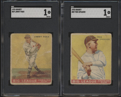 1933 Goudey Baseball Low-Grade Mixer Break (150 Spots, Limit 3) featuring Ruth, Gehrig, and more!
