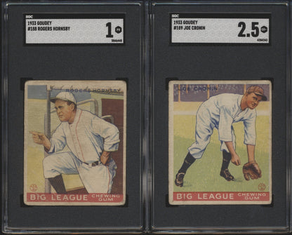 1933 Goudey Baseball Low-Grade Mixer Break (150 Spots, Limit 3) featuring Ruth, Gehrig, and more!