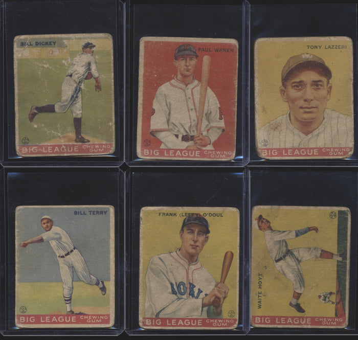 1933 Goudey Baseball Low-Grade Mixer Break (150 Spots, Limit 3) featuring Ruth, Gehrig, and more!
