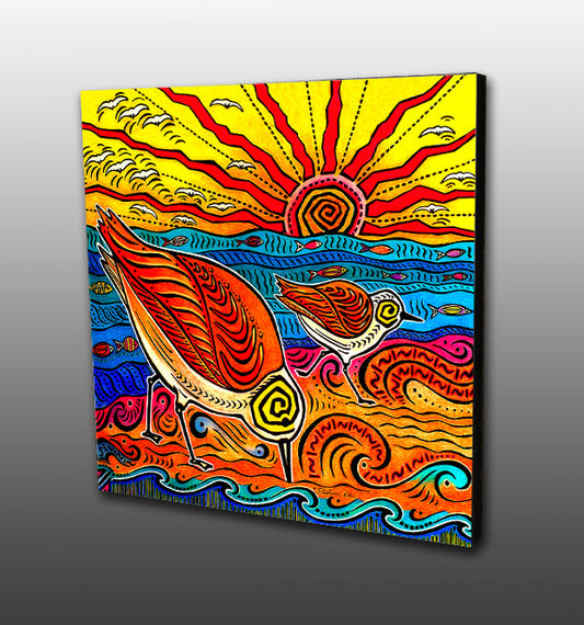 2 Sandpipers Magnet