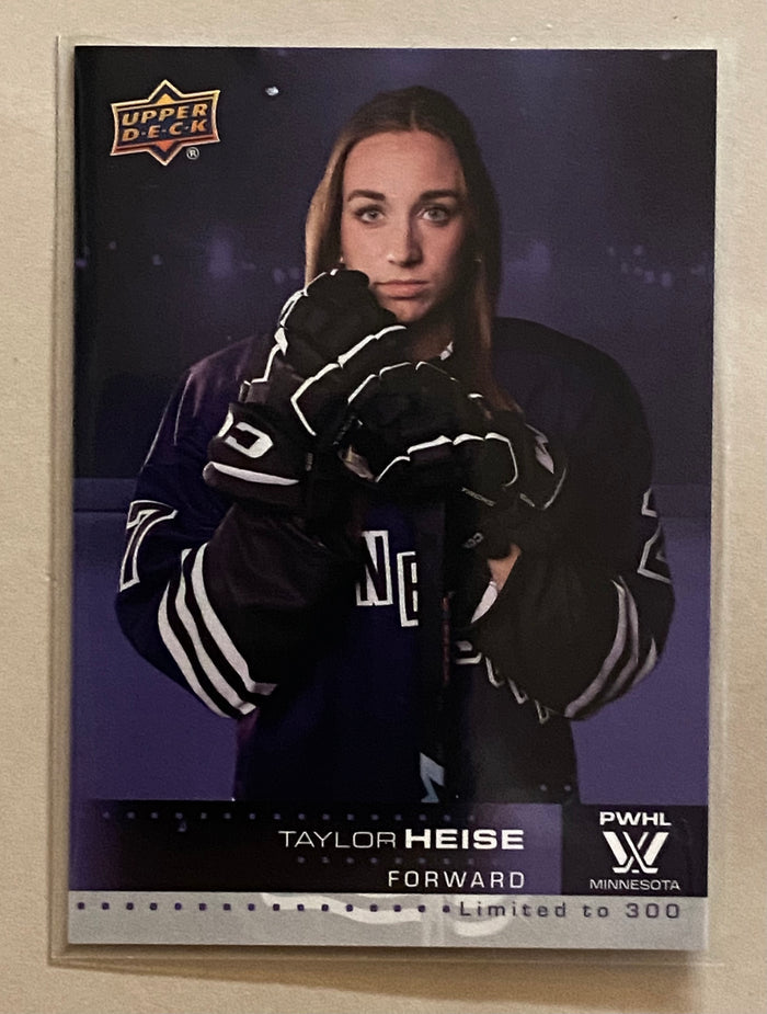 2024 Upper Deck 2 Taylor Heise - Hockey - PWHL Showcase - Purple - /300