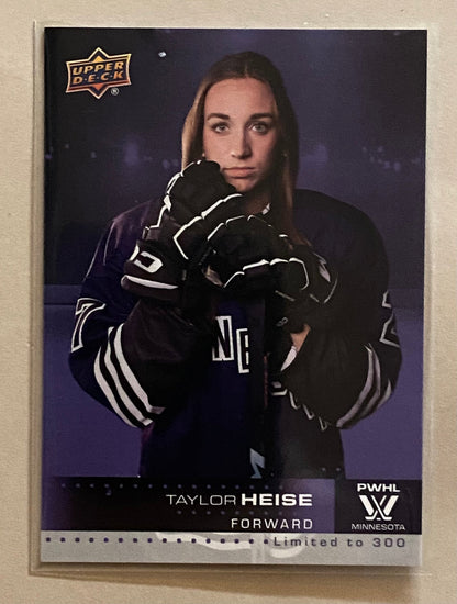 2024 Upper Deck 2 Taylor Heise - Hockey - PWHL Showcase - Purple - /300