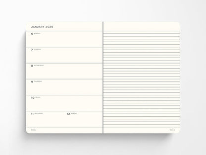 2026-2027 Leuchtturm 1917 18 Month Weekly Planner & Notebook - Sunflower