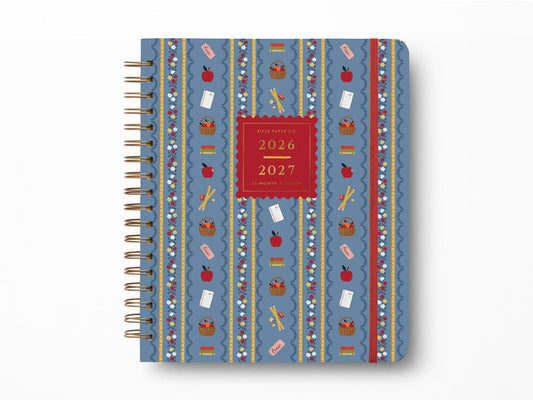 2027 Schoolhouse 17-Month Academic Hardcover Spiral Planner