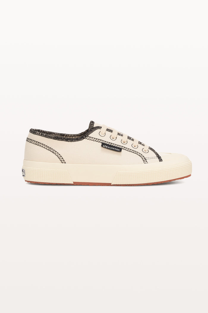 Petal and Pup USA SHOES 2294 Drill Overlock Stitching - Raw Off White