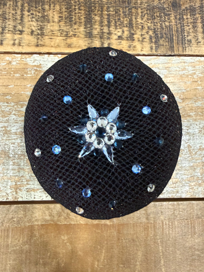 Plastronique Jeweled Bun Covers - Black