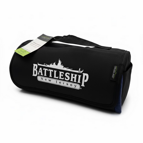 Battleship Logo Roll Up Blanket