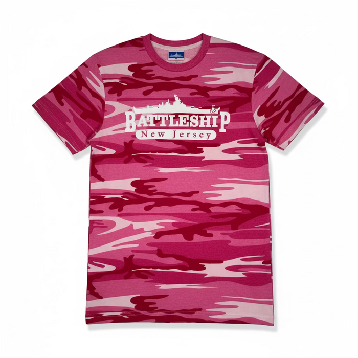 Battleship Logo T-Shirt (Pink Camouflage)