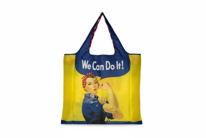 Rosie the Riveter Reusable Tote Bag