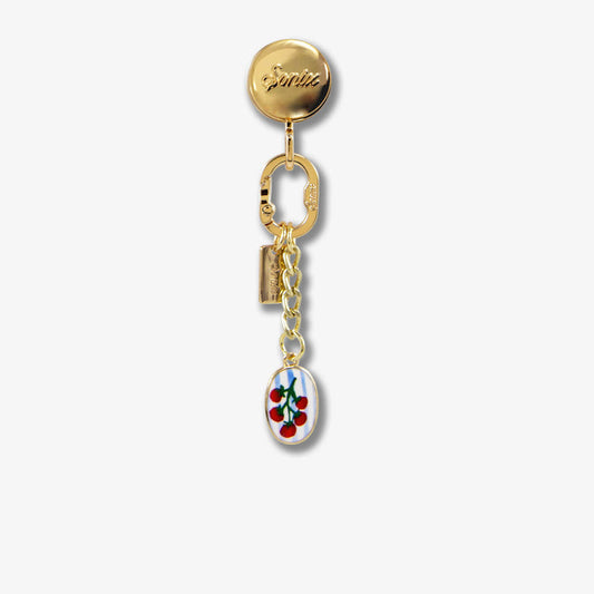Adhesive Phone Hooks with Charms - Tomatoes