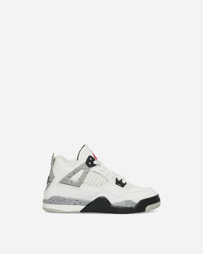 Nike Jordan Jordan 4 Retro Og (Ps) Summit White/Fire Red Sneakers Mid IB4388-100