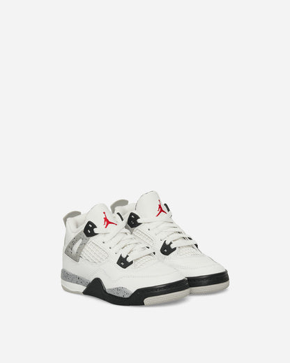 Nike Jordan Jordan 4 Retro Og (Ps) Summit White/Fire Red Sneakers Mid IB4388-100