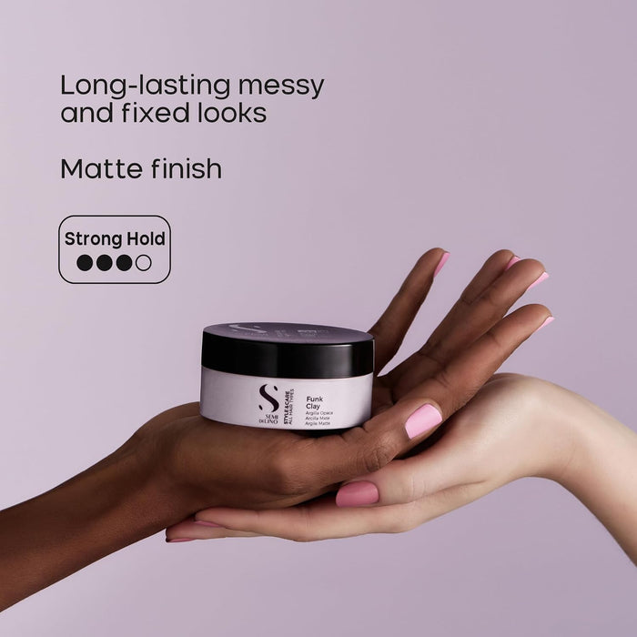 Alfaparf Milano Semi Di Lino Style & Care Funk Clay 90ml