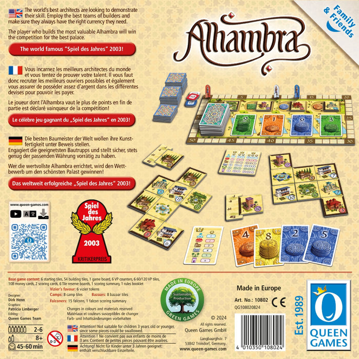 Alhambra (Family and Friends Edition) - Der Familienspiele-Klassiker im Kompaktformat