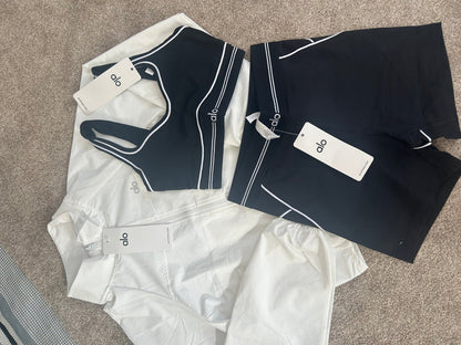 Alo shorts and top