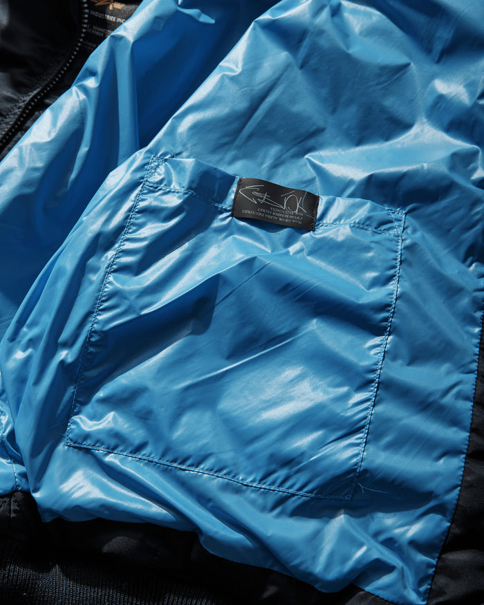 GR10K Alpha Industries Bomber Jacket Rep Navy Coats and Jackets Bomber Jackets DGX31342XA93 93