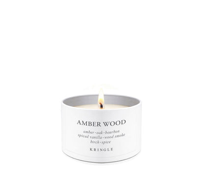 Amber Wood | 1-Wick Tin 3 oz