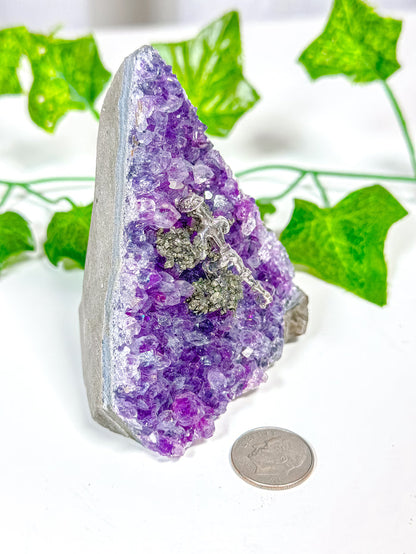 Amethyst Cutbase Pyrite Miner (22C)
