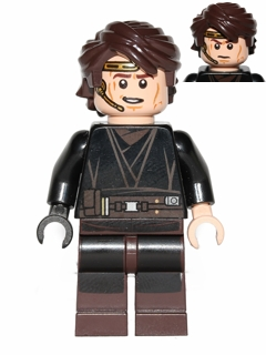 Anakin Skywalker (Dark Brown Legs, Headset)