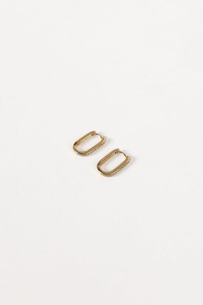 Petal and Pup USA ACCESSORIES Anisa Hoop Earrings - Gold One Size