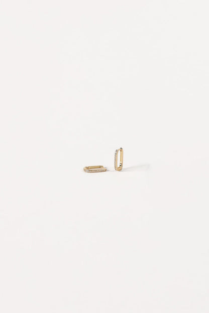 Petal and Pup USA ACCESSORIES Anisa Hoop Earrings - Gold One Size