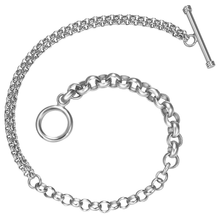 Anker Armband silber