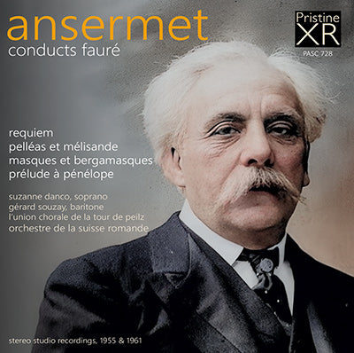 ANSERMET Fauré Requiem, Orchestral Suites (stereo, 1955/1961) - PASC728 - CD