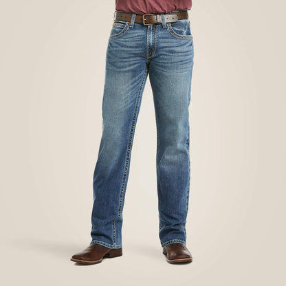 Ariat Men's M5 Slim Stretch Stillwell Stackable Straight Leg Jeans in Fargo